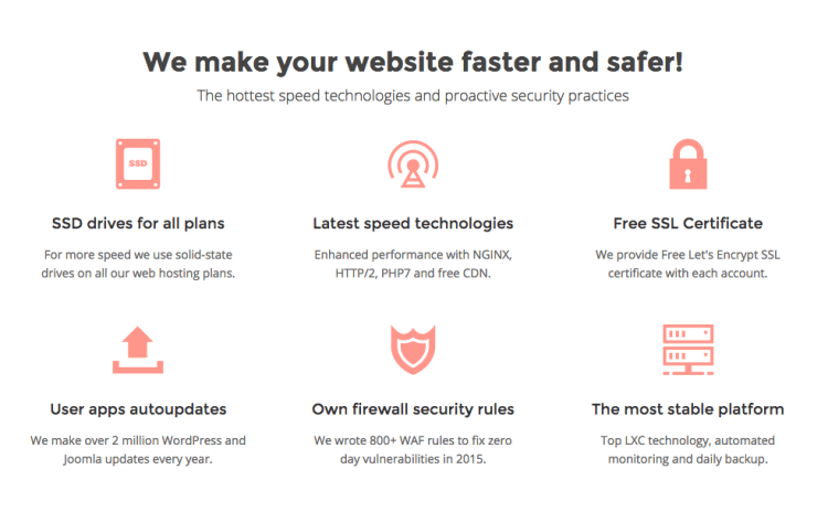 Website Security - Siteground